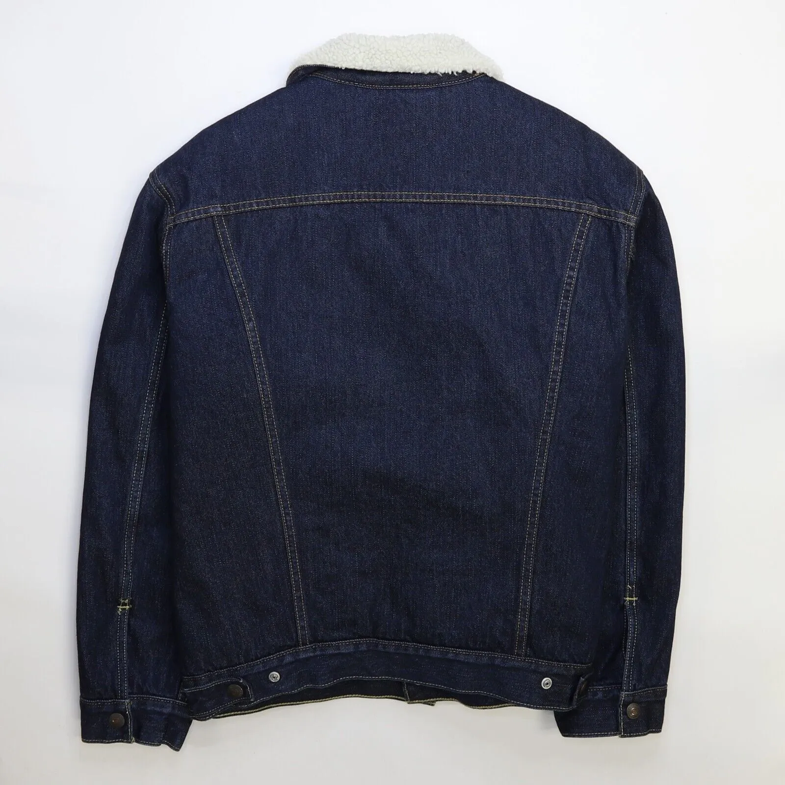 Levi's Denim Trucker Jacket Size Large Sherpa Lined
