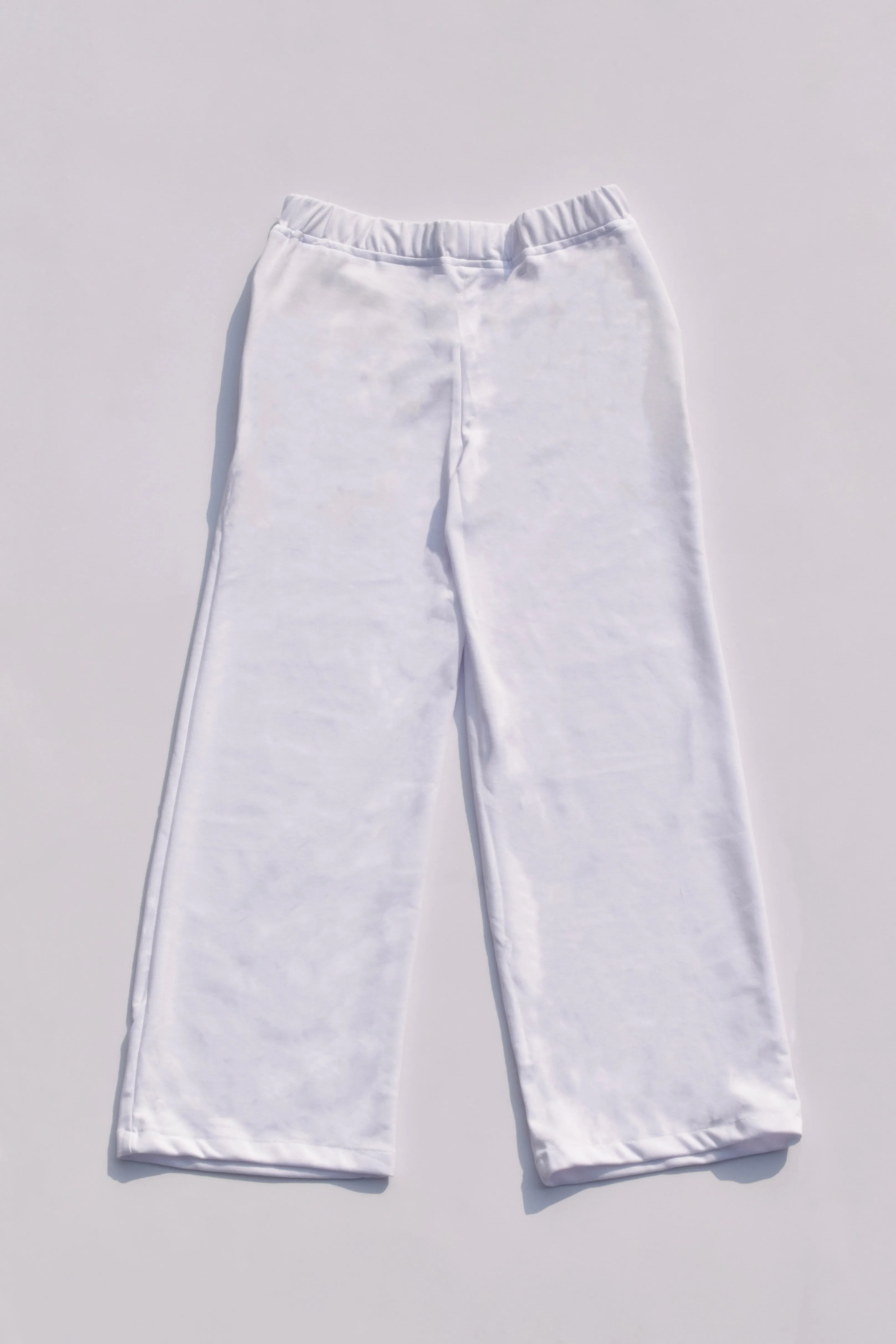 Liquid Tee - Relaxed Fit with Joggers - 'White' Co-ord Set