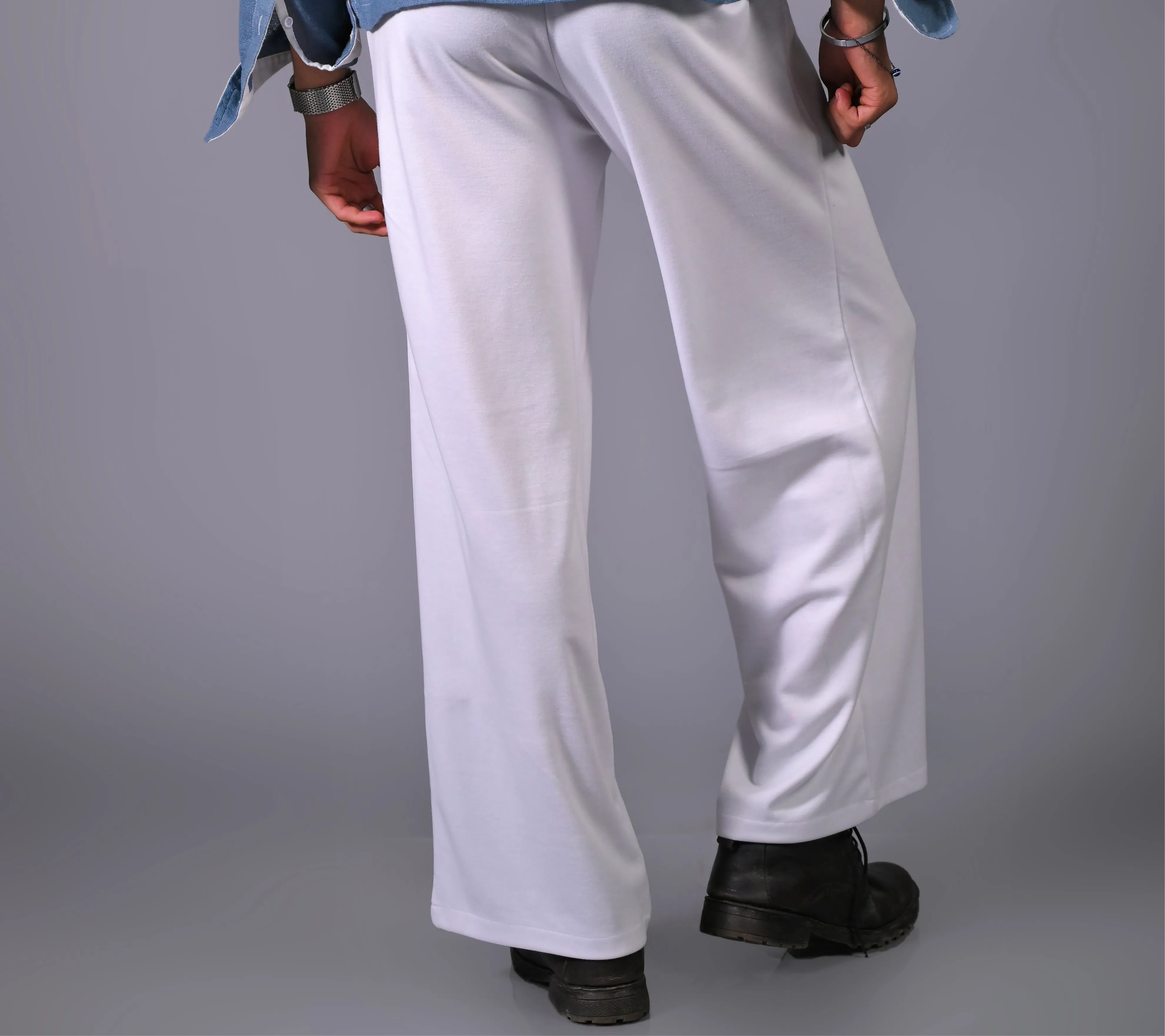 Liquid Tee - Relaxed Fit with Joggers - 'White' Co-ord Set