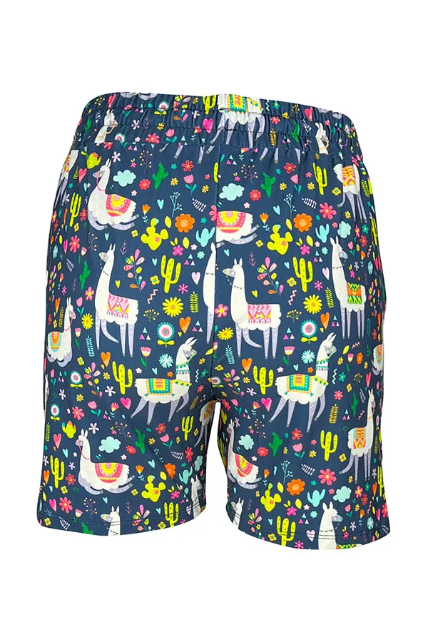 Llamas At Leisure Jogger Shorts