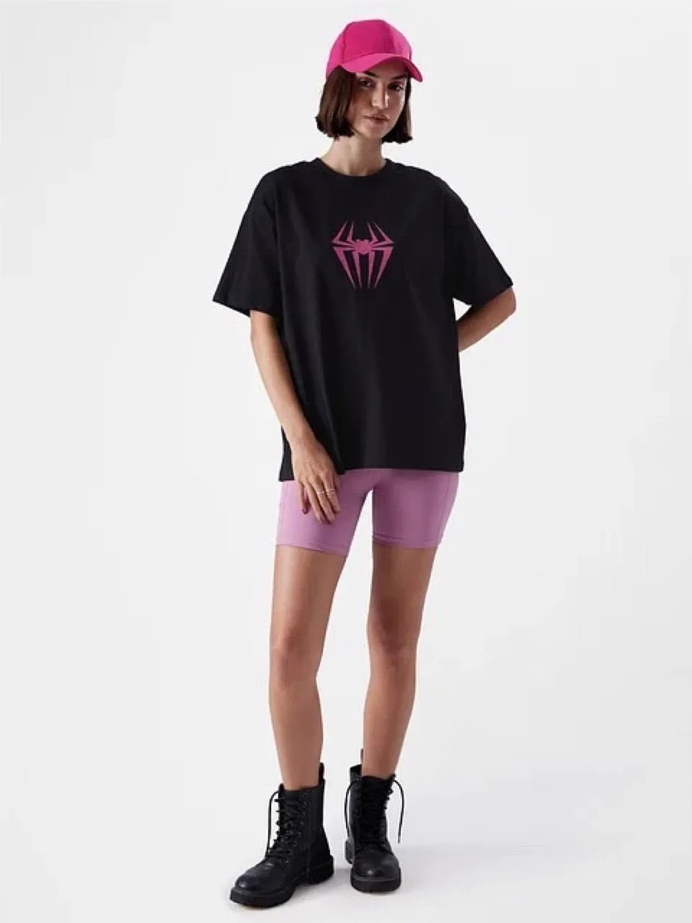 Lowest Price Spider Women Gwen Stacy Printed Premium Quality Womens Drop Shoulder T shirt Legacy Boutiques Dhaka
