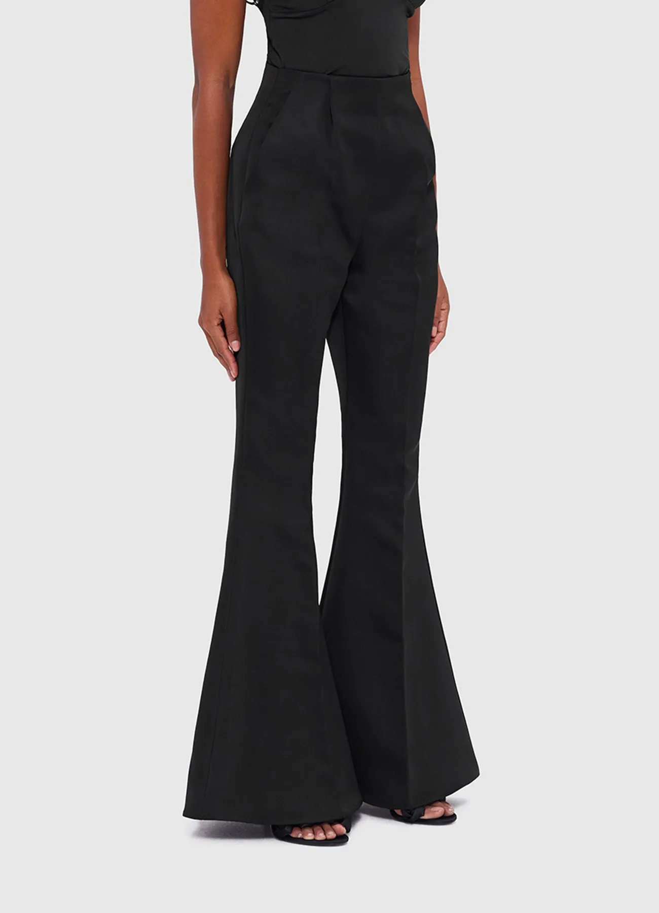 Maya Flared Pants - Ebony