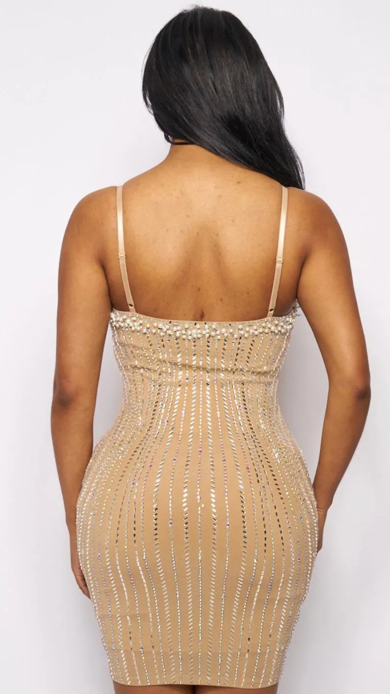 Melina Dress - Nude