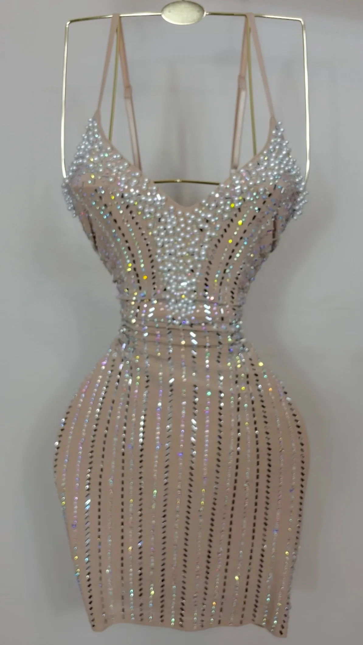 Melina Dress - Nude