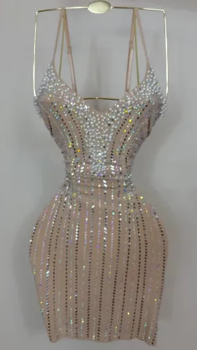 Melina Dress - Nude