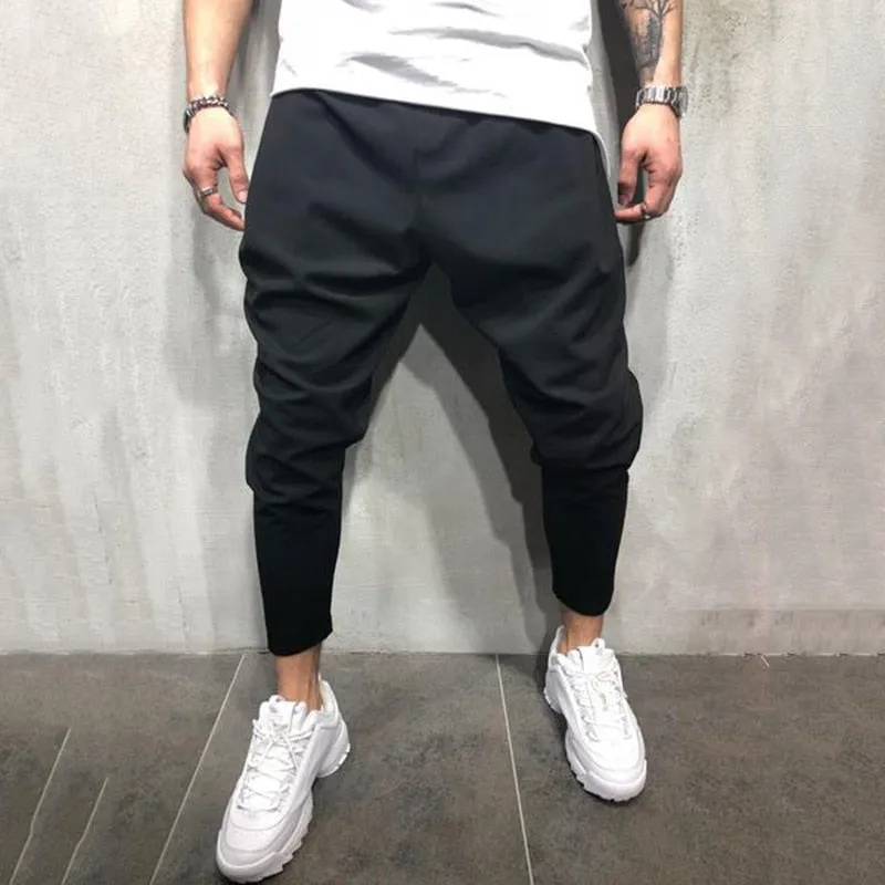 Men's Autumn Casual Monochromatic Harem Pants