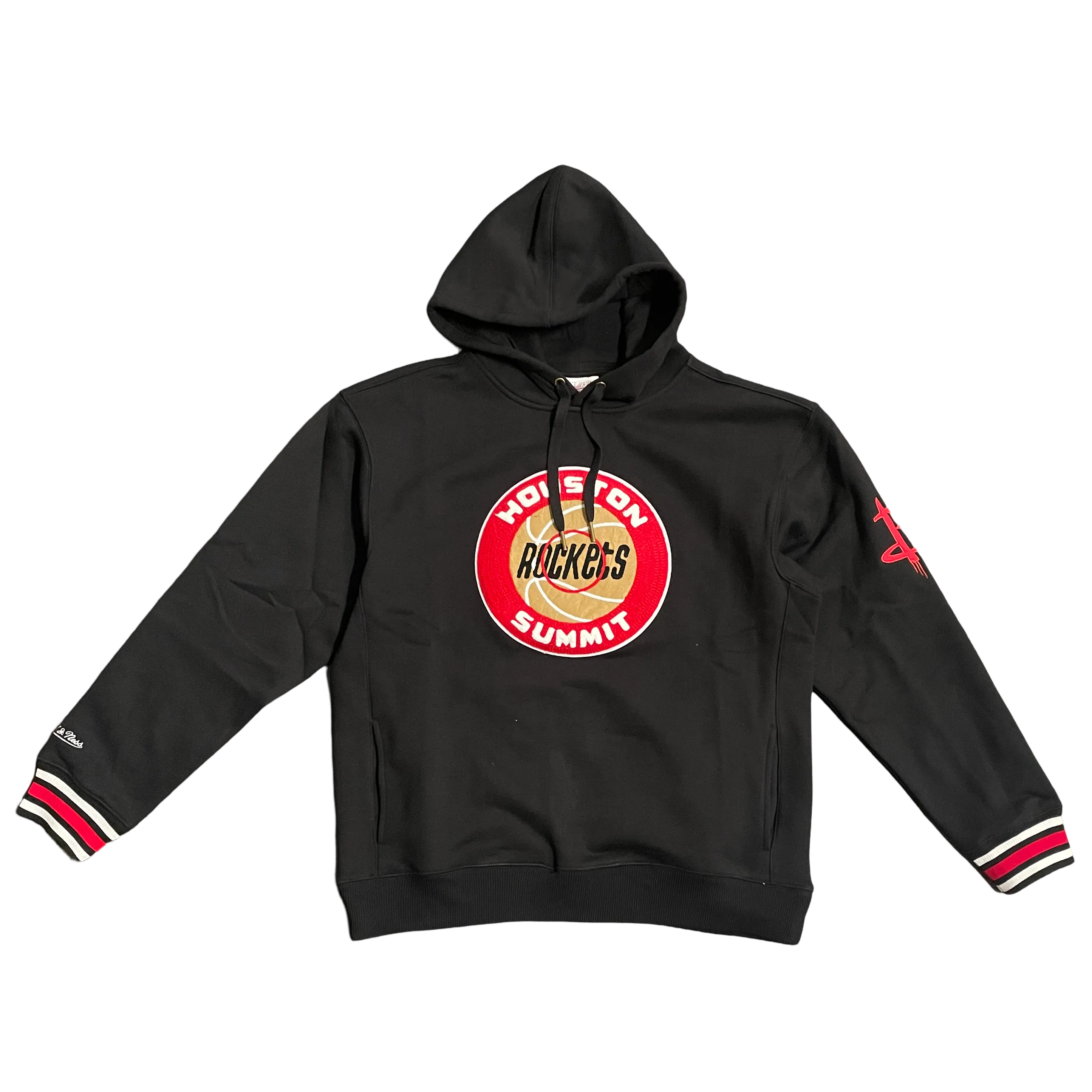 Men's Houston Rockets Mitchell & Ness City Edition Chain Stitch Hoodie