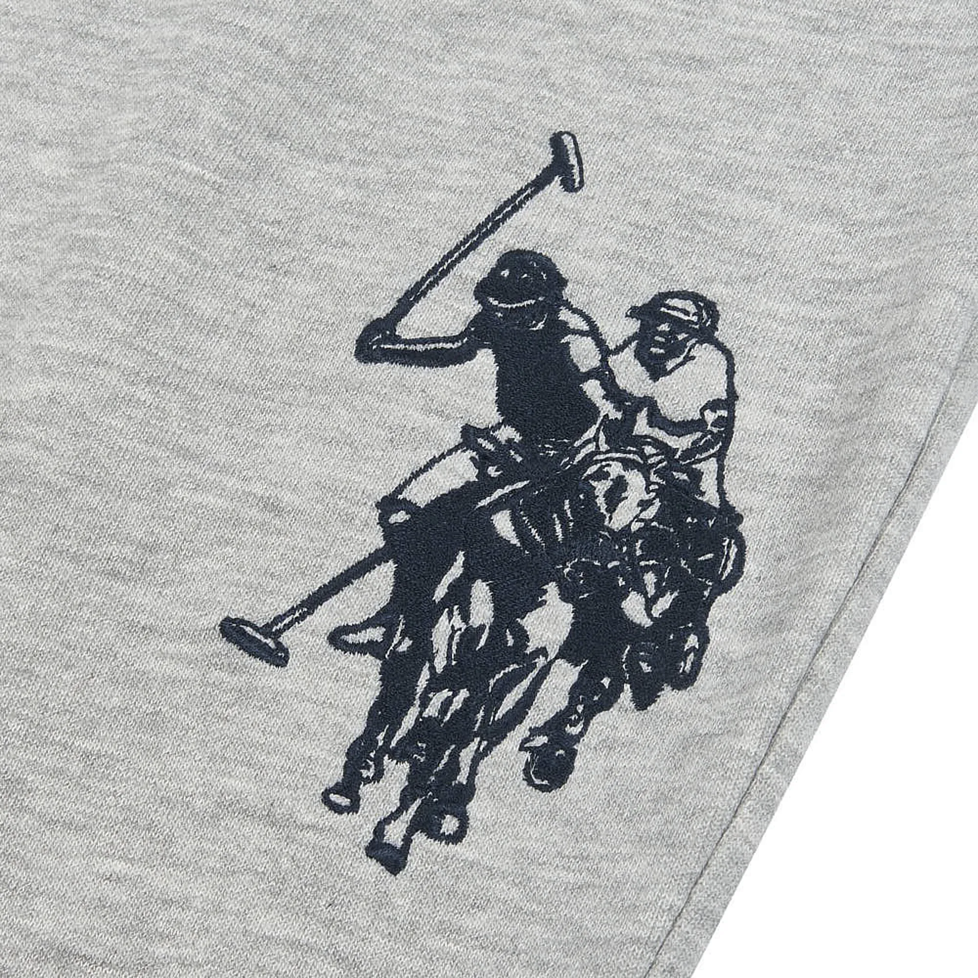 Mens Large Logo Joggers in Vintage Grey Heather