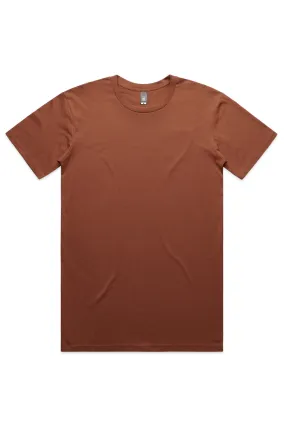 Mens staple tee-Clay