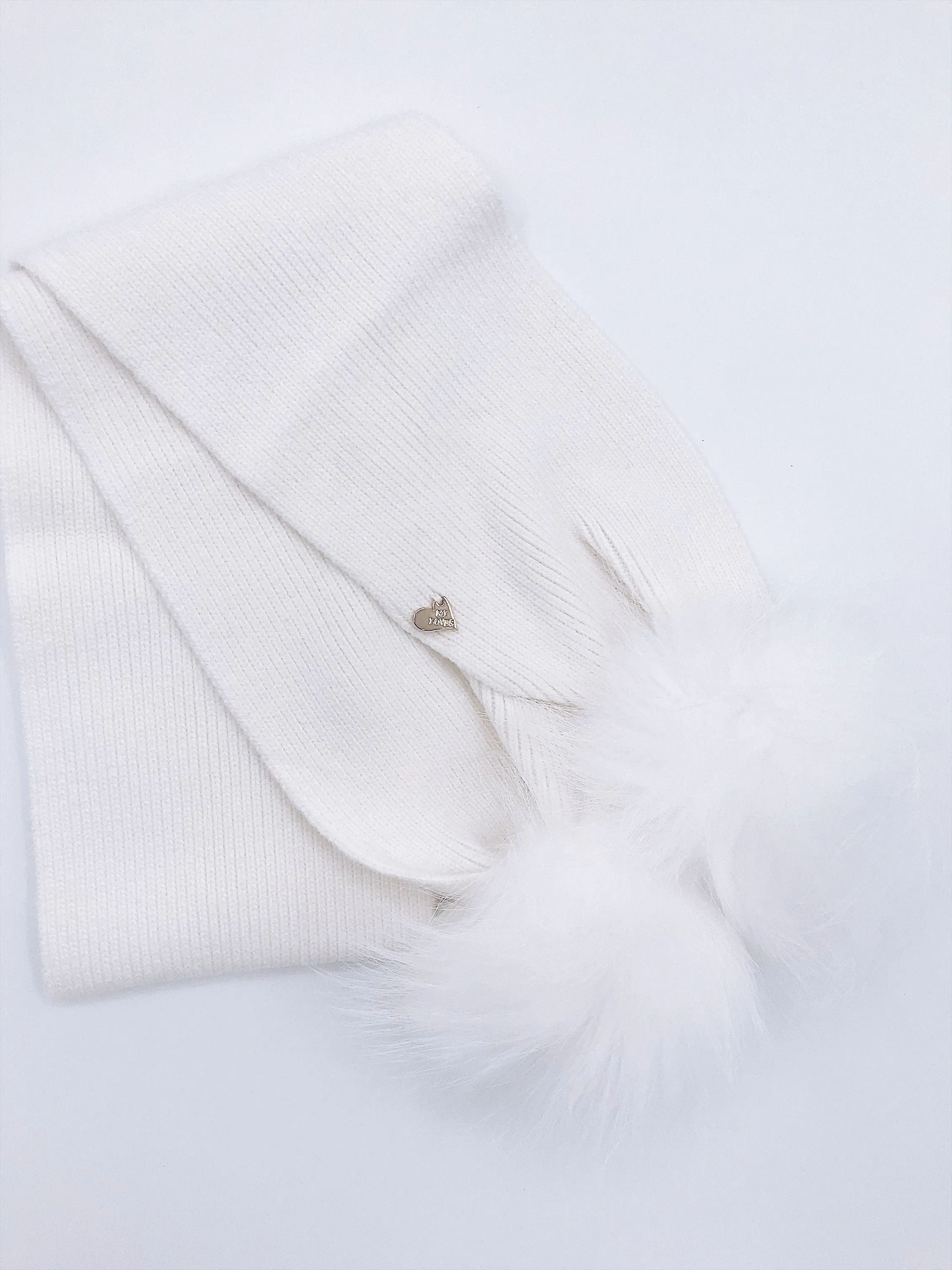 MI LOVES Signature Kids  Angora Scarf(ALL COLOURS)