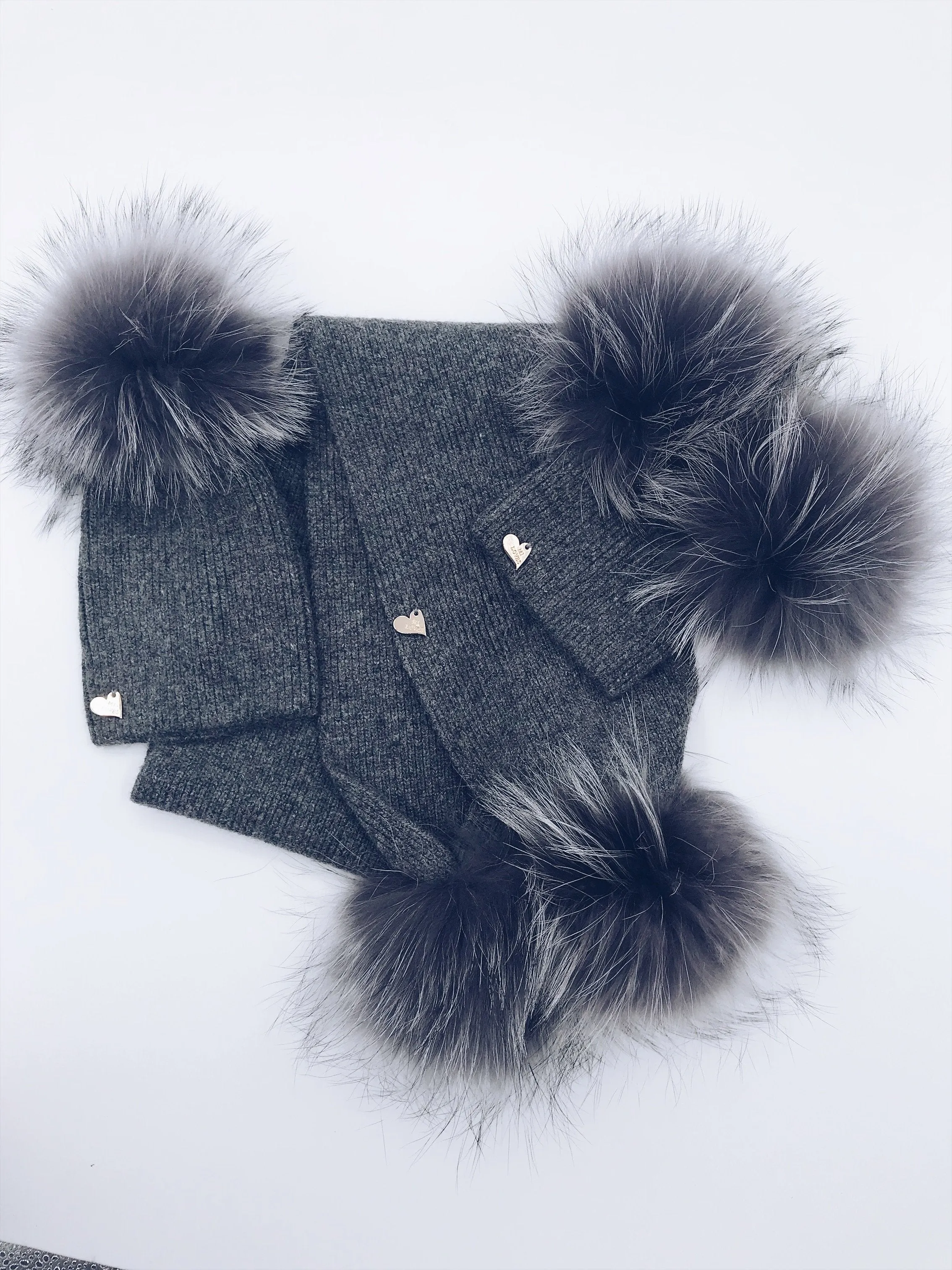 MI LOVES Signature Kids  Angora Scarf(ALL COLOURS)