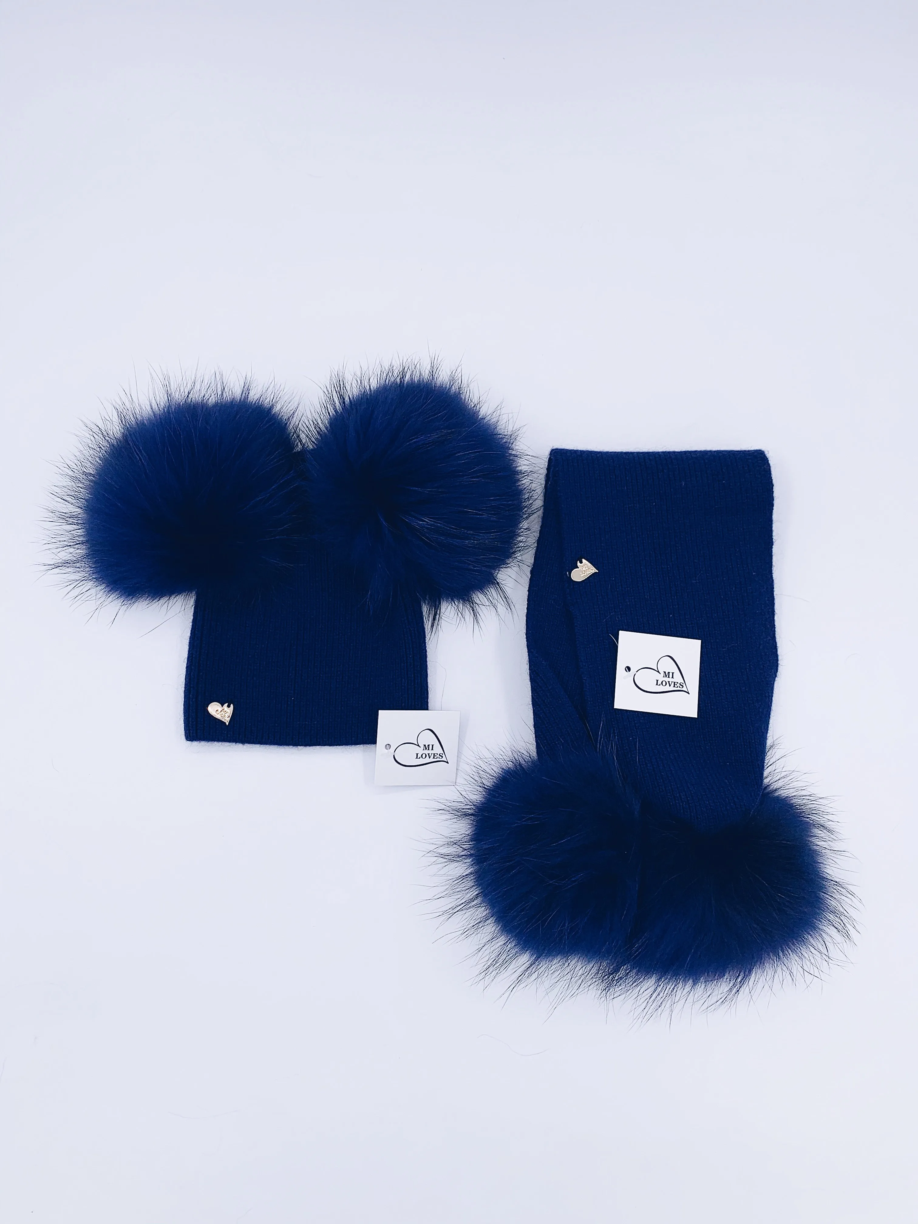MI LOVES Signature Kids  Angora Scarf(ALL COLOURS)