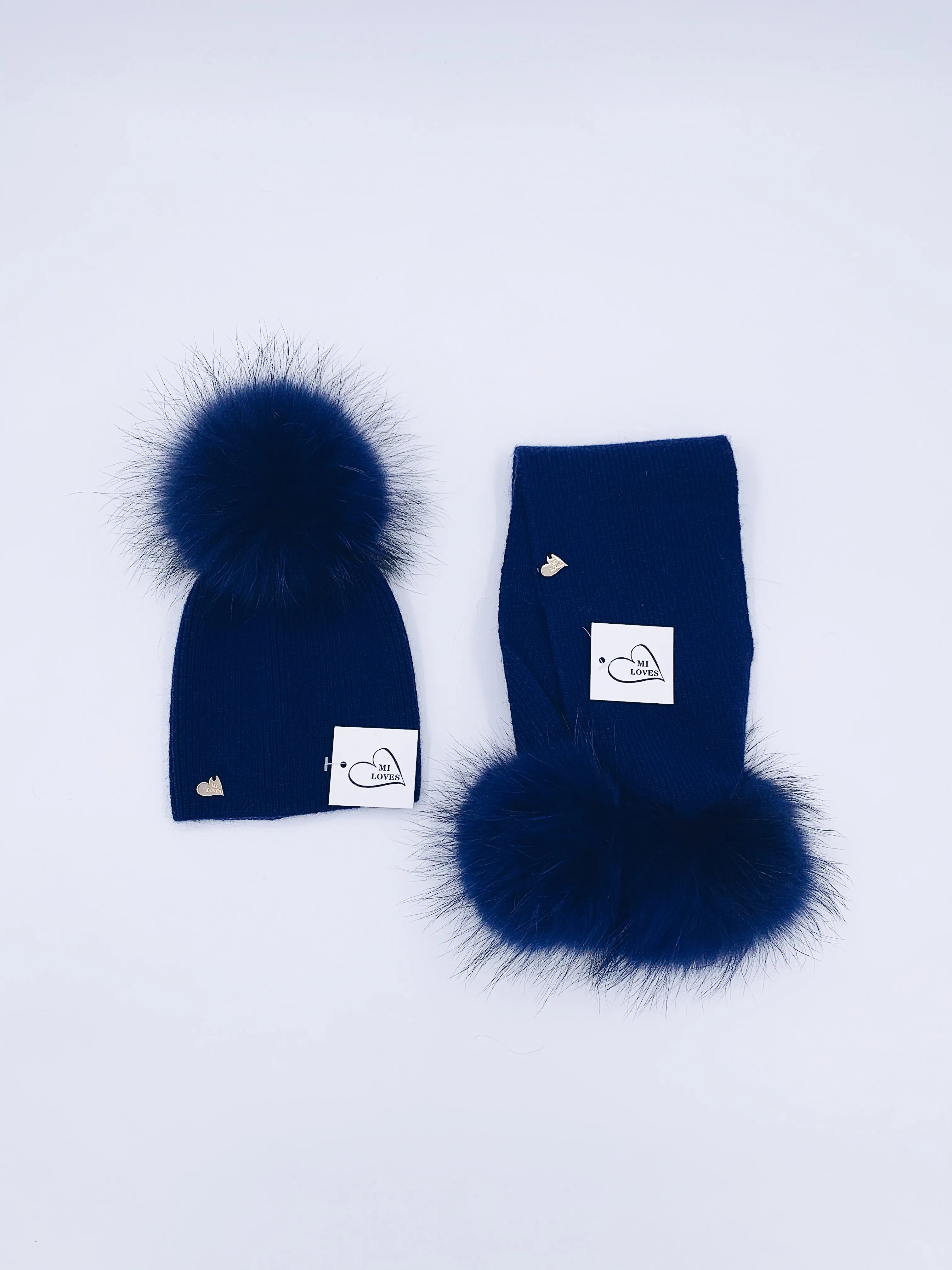 MI LOVES Signature Kids  Angora Scarf(ALL COLOURS)