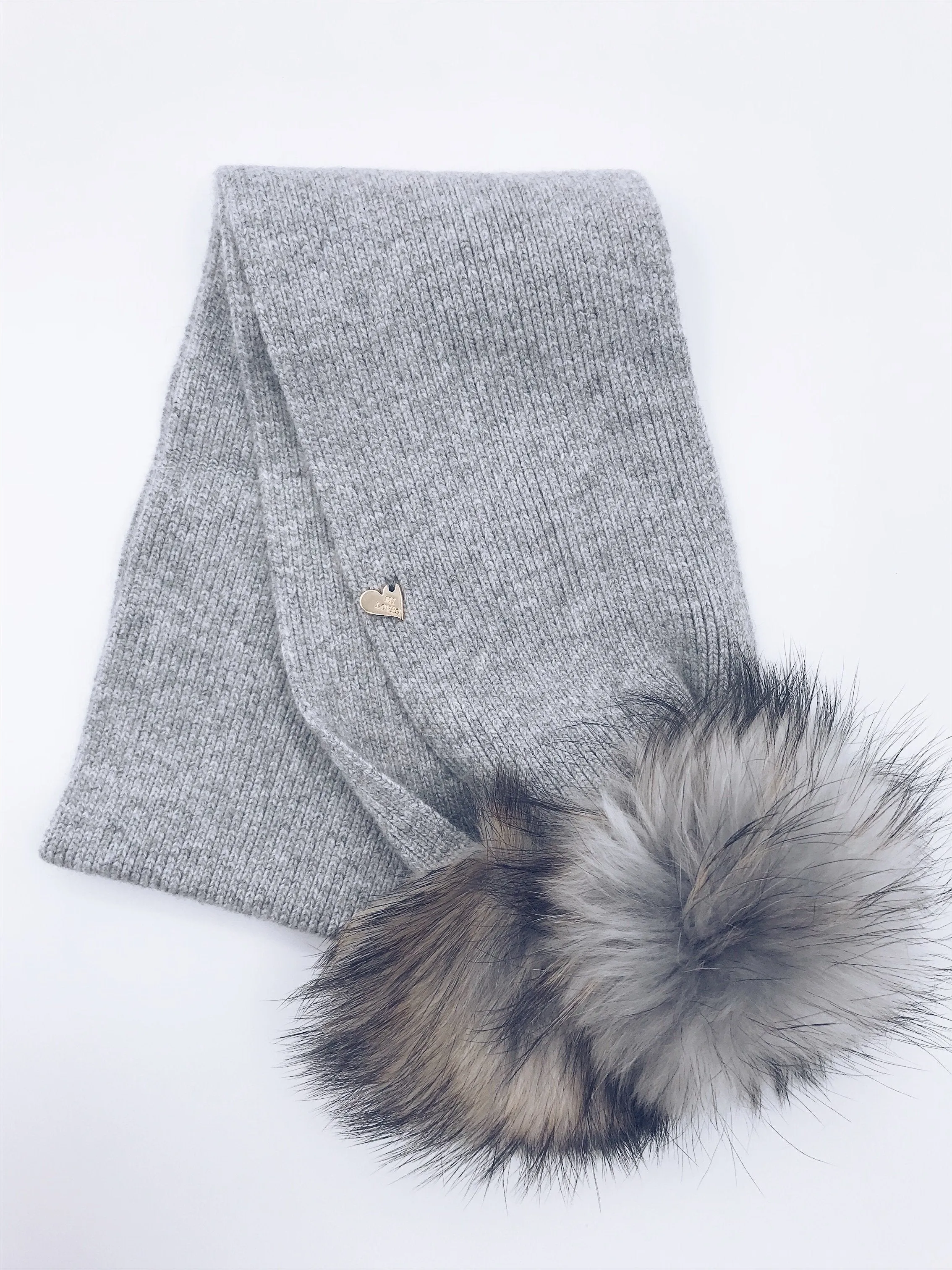 MI LOVES Signature Kids  Angora Scarf(ALL COLOURS)