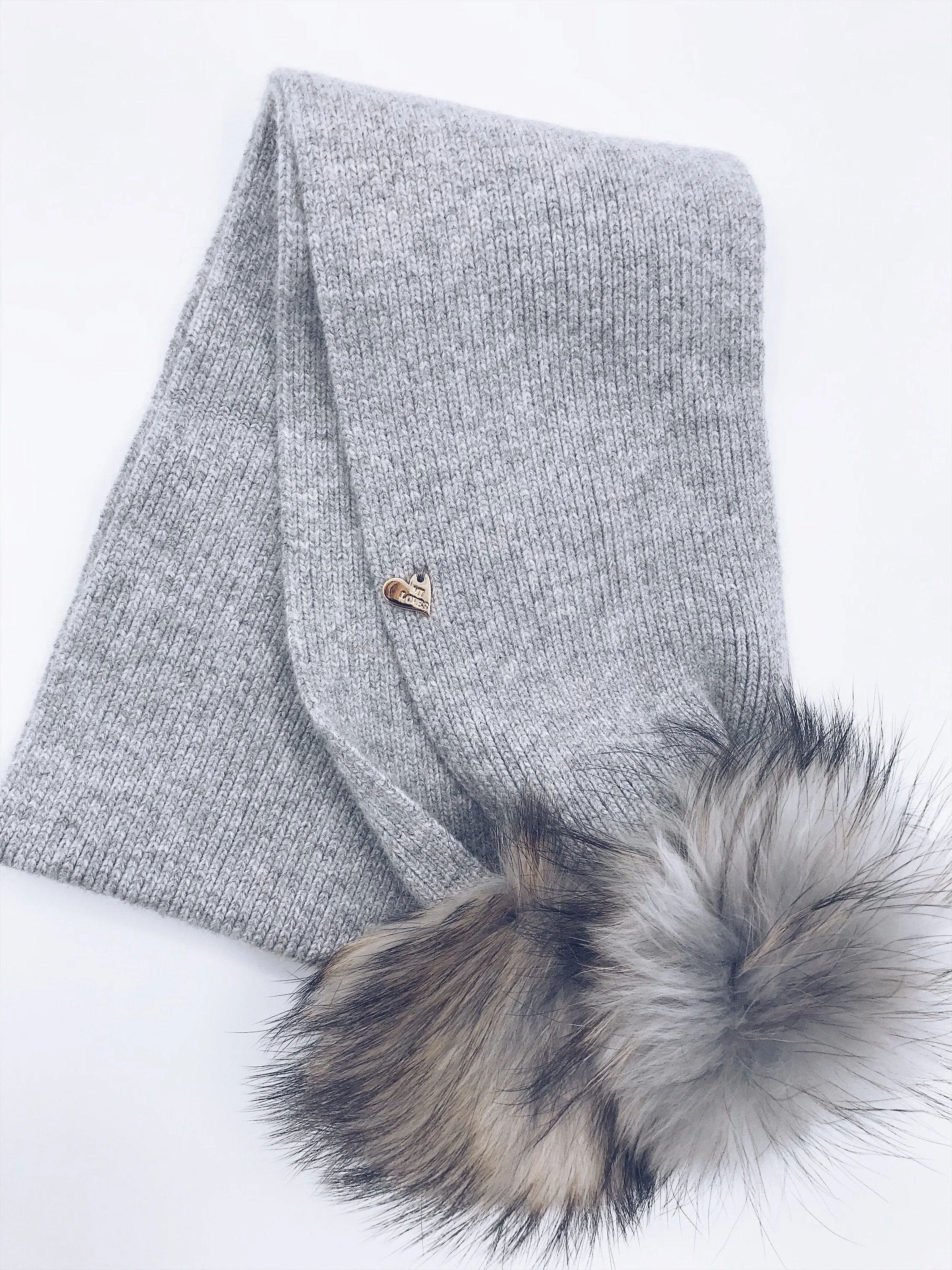 MI LOVES Signature Kids  Angora Scarf(ALL COLOURS)