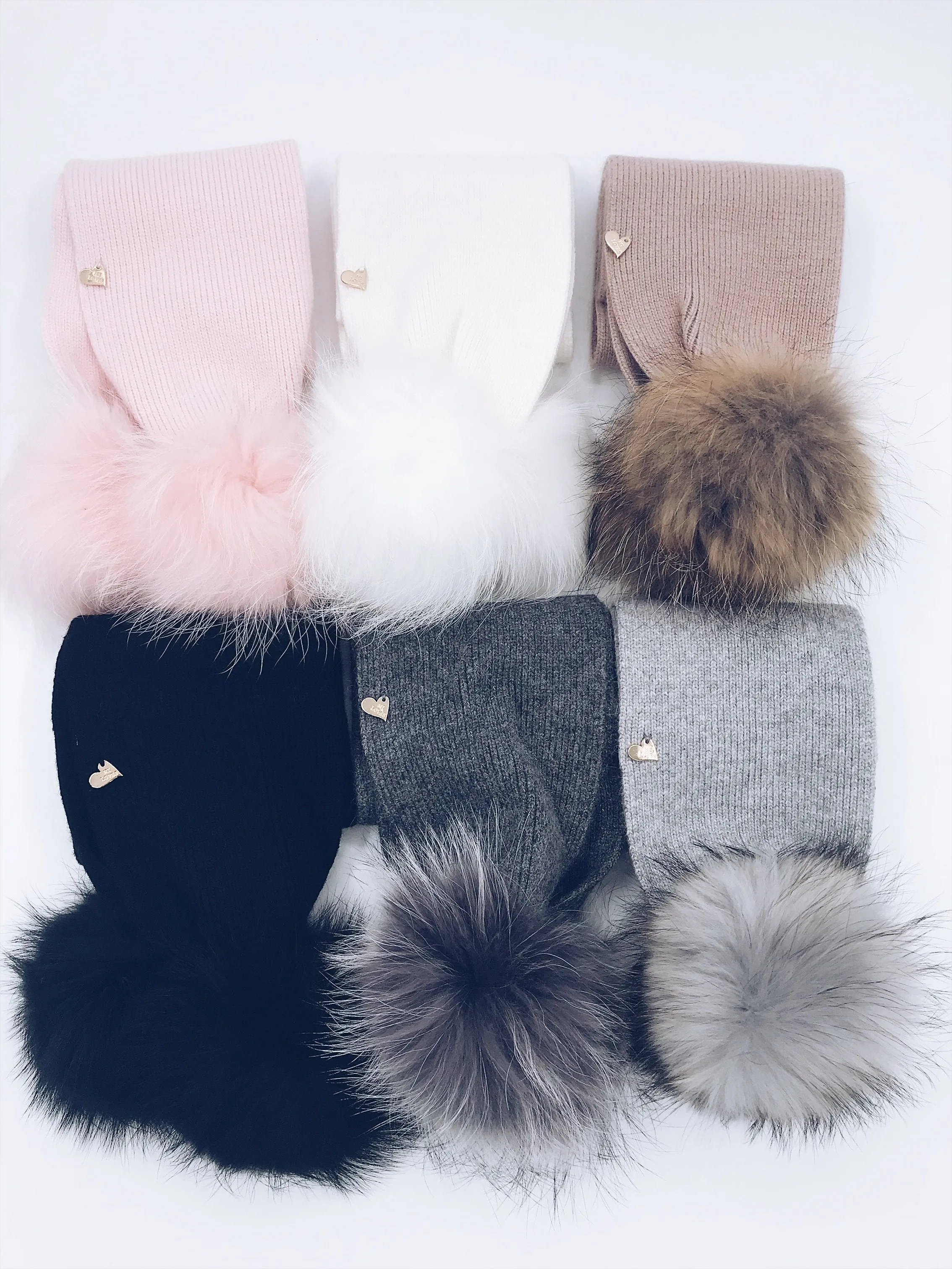 MI LOVES Signature Kids  Angora Scarf(ALL COLOURS)