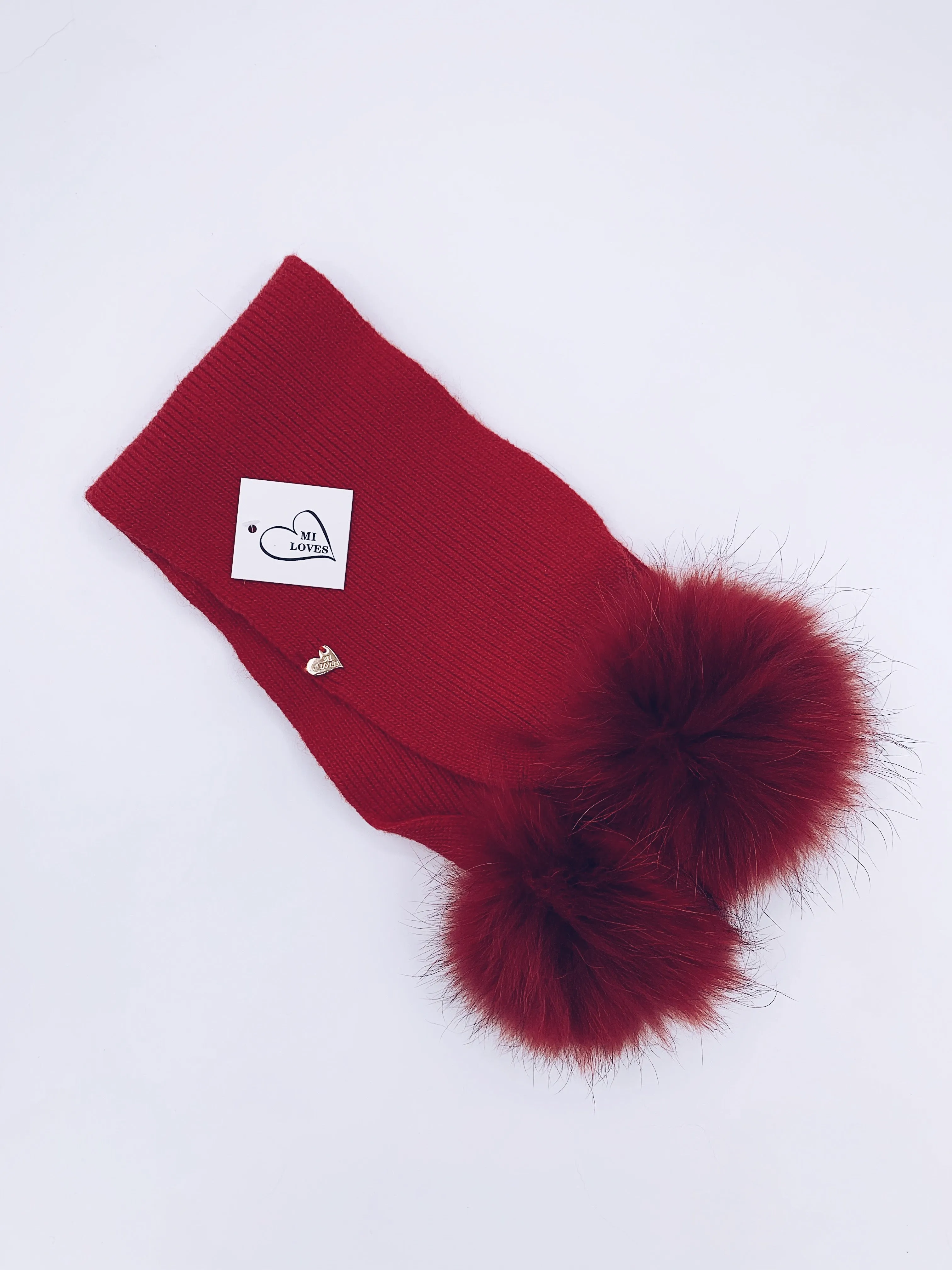 MI LOVES Signature Kids  Angora Scarf(ALL COLOURS)