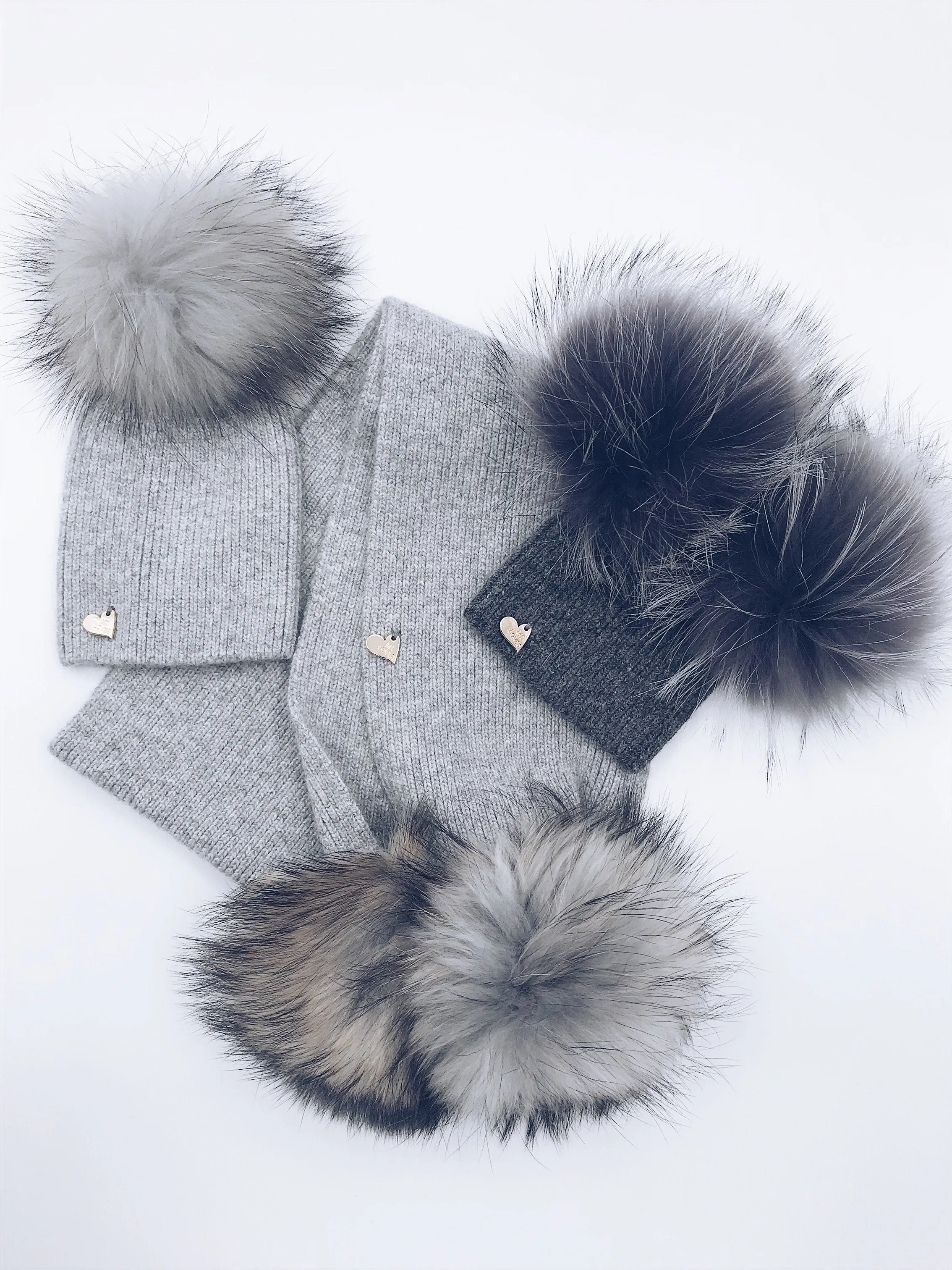 MI LOVES Signature Kids  Angora Scarf(ALL COLOURS)
