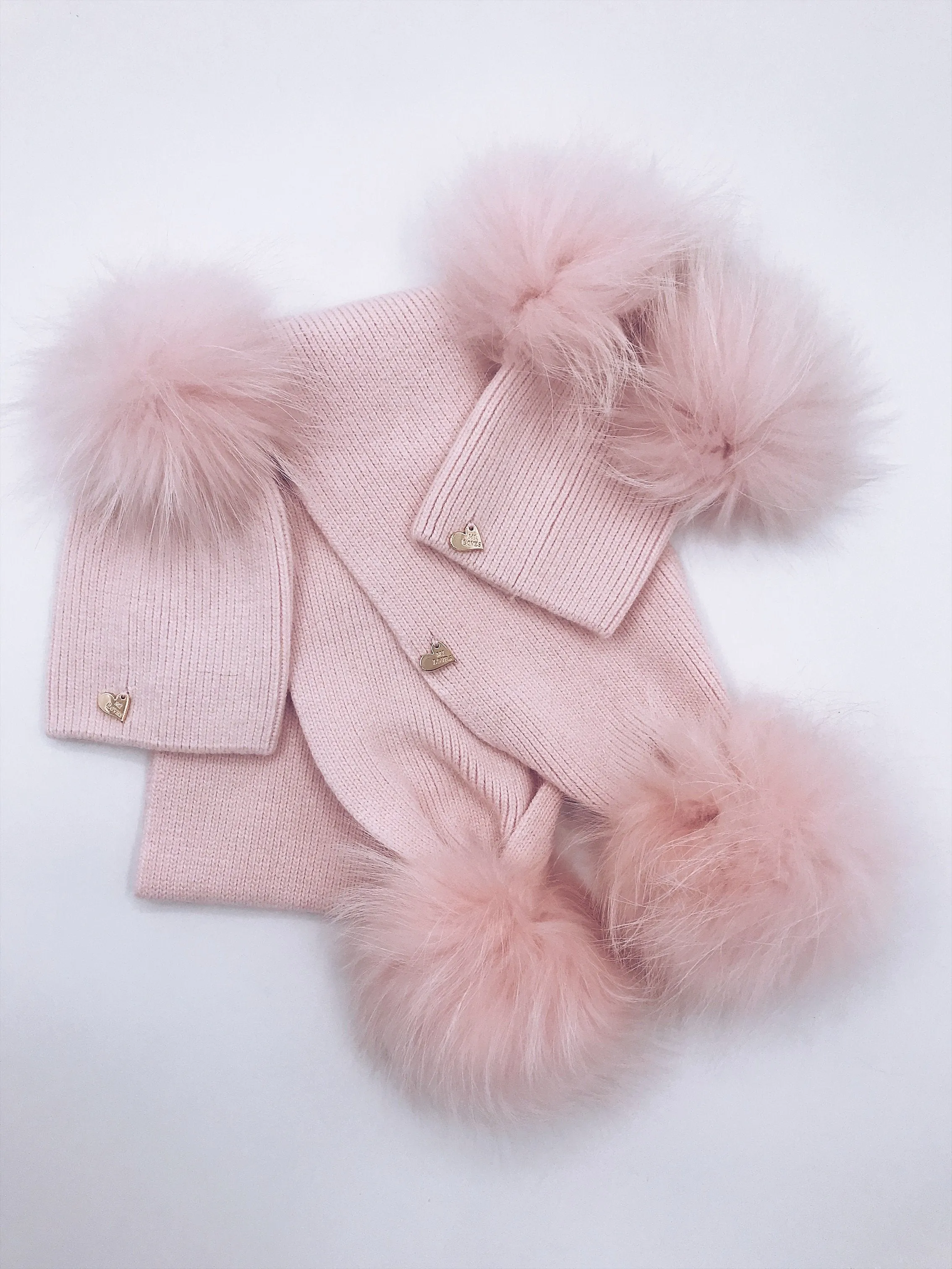 MI LOVES Signature Kids  Angora Scarf(ALL COLOURS)