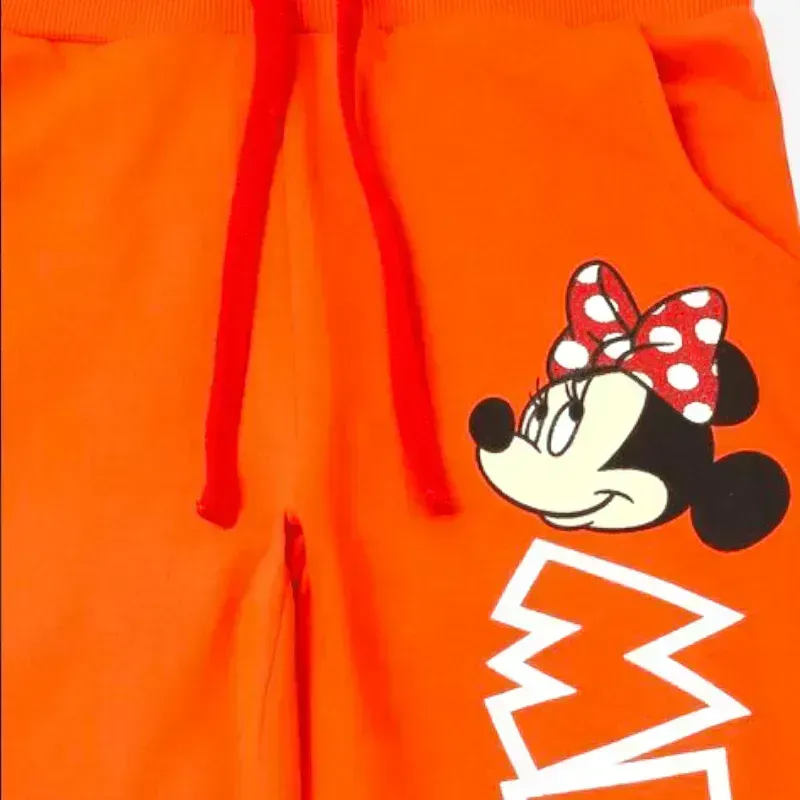 Minnie Mouse Print Joggers with Slip Pockets