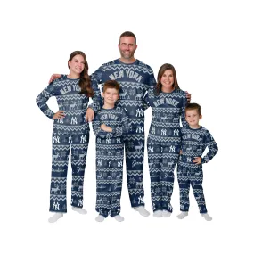 New York Yankees MLB Ugly Pattern Family Holiday Pajamas