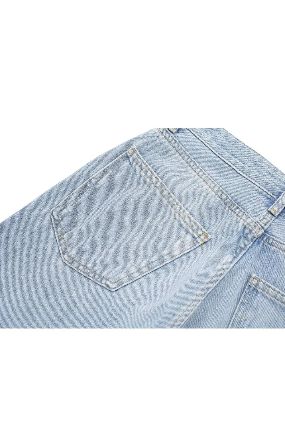 'Oksana' Ripped High Waist Wide Leg Jeans