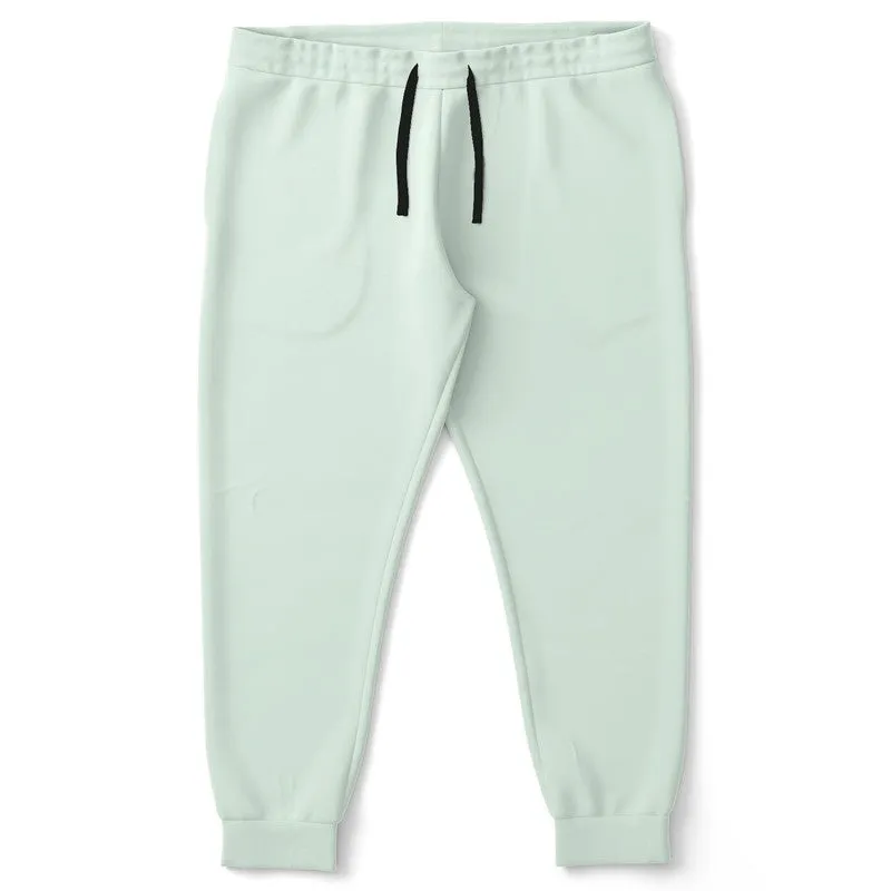 Pale Green Joggers | Unisex | with PLUS sizes | Bright Pale Green | C10M0Y10K0