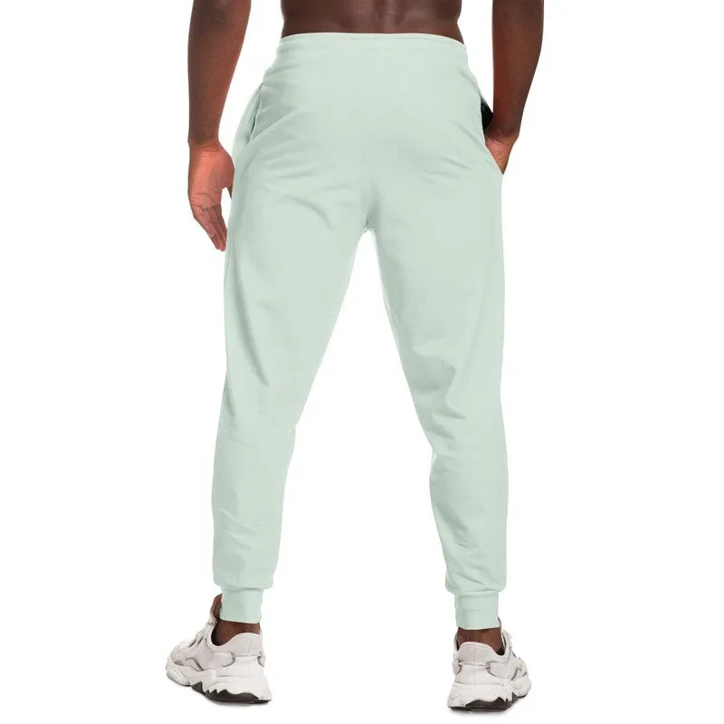 Pale Green Joggers | Unisex | with PLUS sizes | Bright Pale Green | C10M0Y10K0