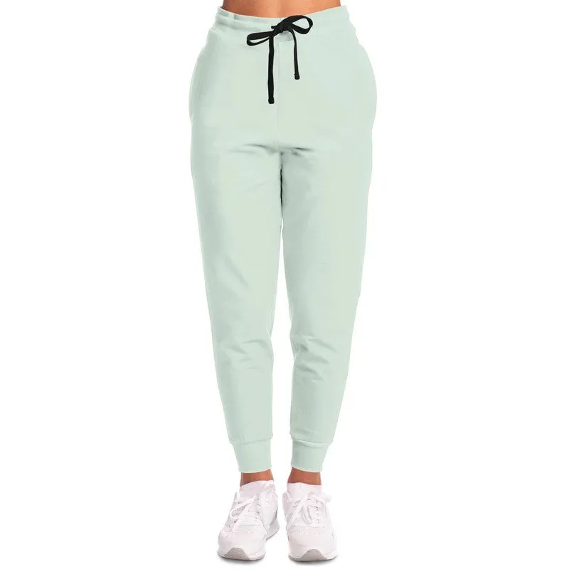 Pale Green Joggers | Unisex | with PLUS sizes | Bright Pale Green | C10M0Y10K0