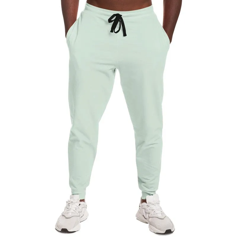 Pale Green Joggers | Unisex | with PLUS sizes | Bright Pale Green | C10M0Y10K0