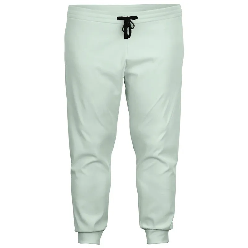 Pale Green Joggers | Unisex | with PLUS sizes | Bright Pale Green | C10M0Y10K0