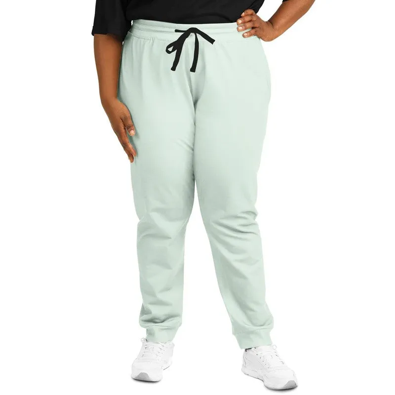 Pale Green Joggers | Unisex | with PLUS sizes | Bright Pale Green | C10M0Y10K0
