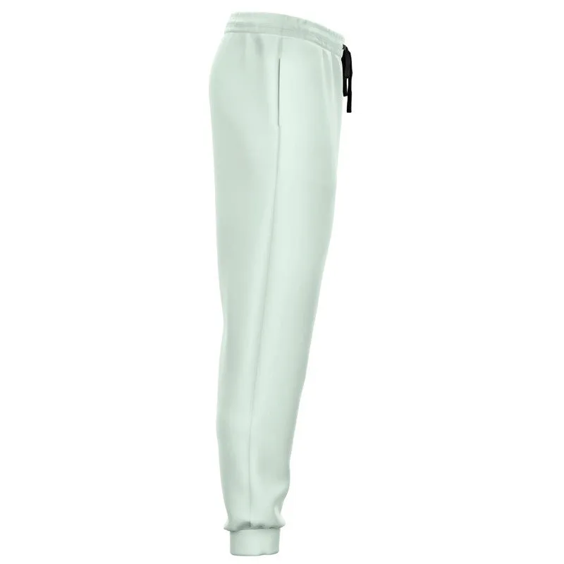 Pale Green Joggers | Unisex | with PLUS sizes | Bright Pale Green | C10M0Y10K0