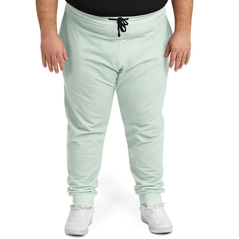 Pale Green Joggers | Unisex | with PLUS sizes | Bright Pale Green | C10M0Y10K0