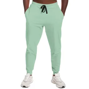 Pale Pastel Green Joggers | Unisex | with PLUS sizes | Bright Pale Pastel Green | C30M0Y30K0