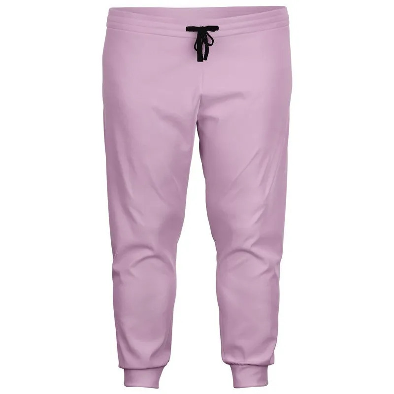 Pale Pastel Magenta Purple Joggers | Unisex | with PLUS sizes | Bright Pale Pastel Magenta Purple | C8M30Y0K0