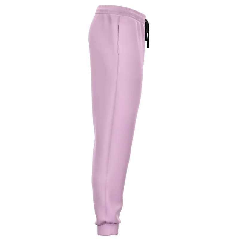 Pale Pastel Magenta Purple Joggers | Unisex | with PLUS sizes | Bright Pale Pastel Magenta Purple | C8M30Y0K0