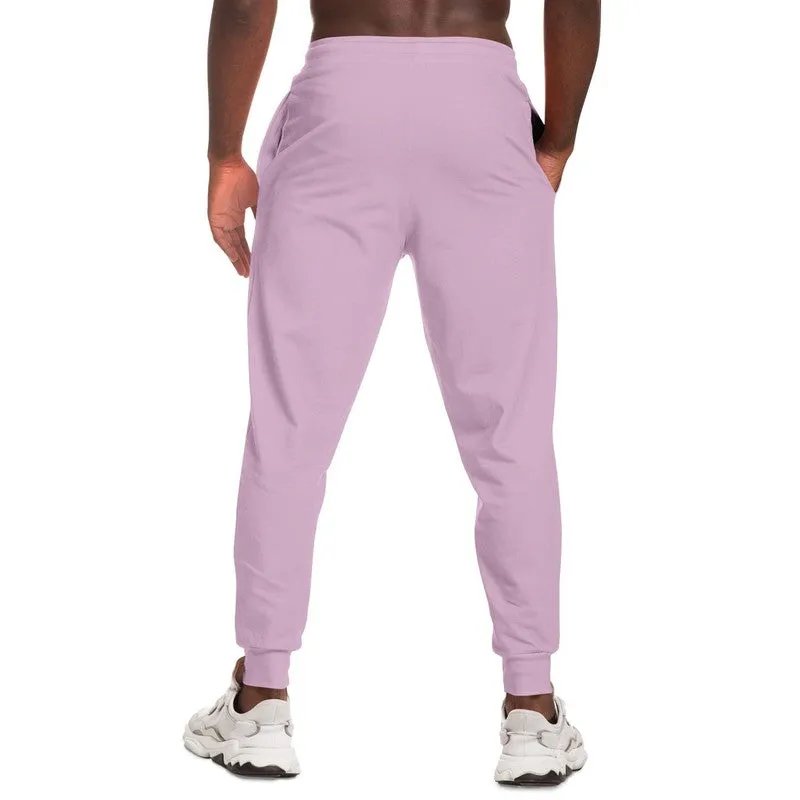 Pale Pastel Magenta Purple Joggers | Unisex | with PLUS sizes | Bright Pale Pastel Magenta Purple | C8M30Y0K0
