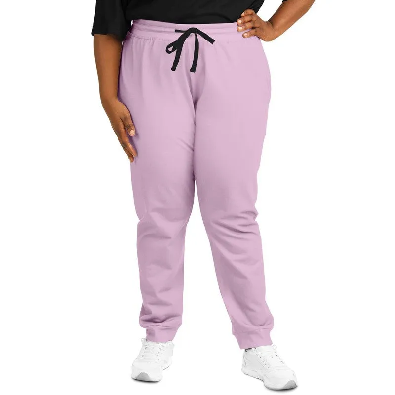Pale Pastel Magenta Purple Joggers | Unisex | with PLUS sizes | Bright Pale Pastel Magenta Purple | C8M30Y0K0