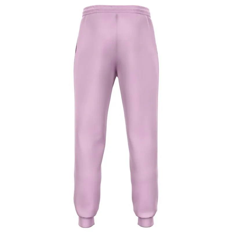 Pale Pastel Magenta Purple Joggers | Unisex | with PLUS sizes | Bright Pale Pastel Magenta Purple | C8M30Y0K0