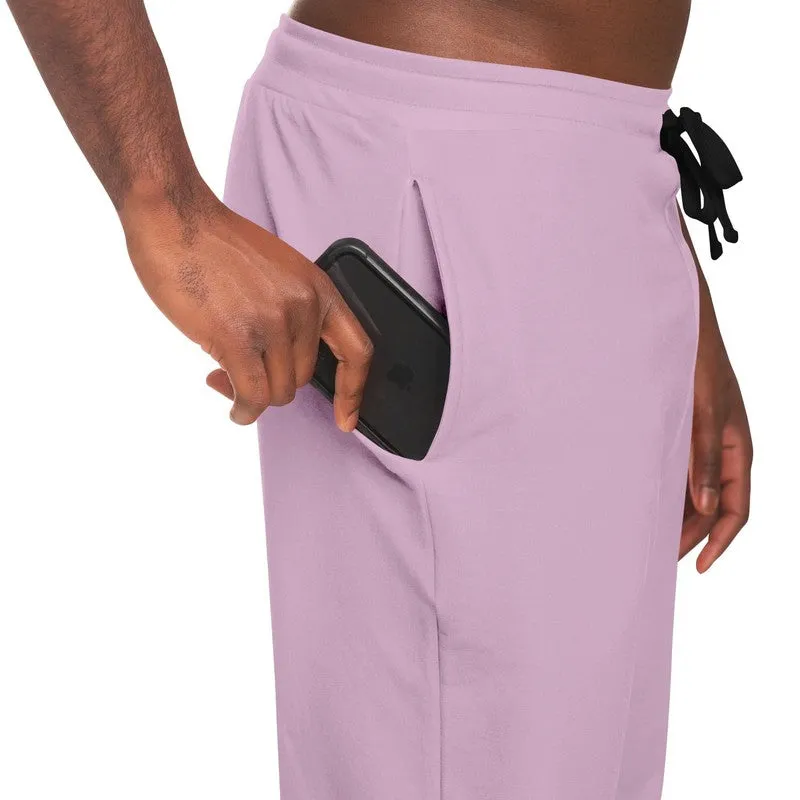 Pale Pastel Magenta Purple Joggers | Unisex | with PLUS sizes | Bright Pale Pastel Magenta Purple | C8M30Y0K0