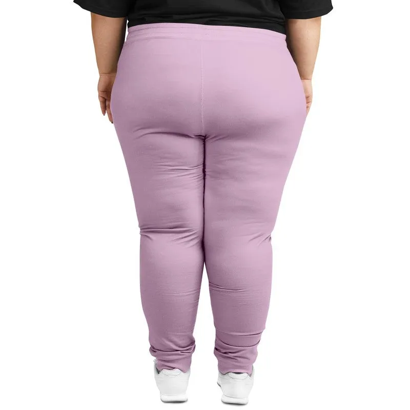 Pale Pastel Magenta Purple Joggers | Unisex | with PLUS sizes | Bright Pale Pastel Magenta Purple | C8M30Y0K0