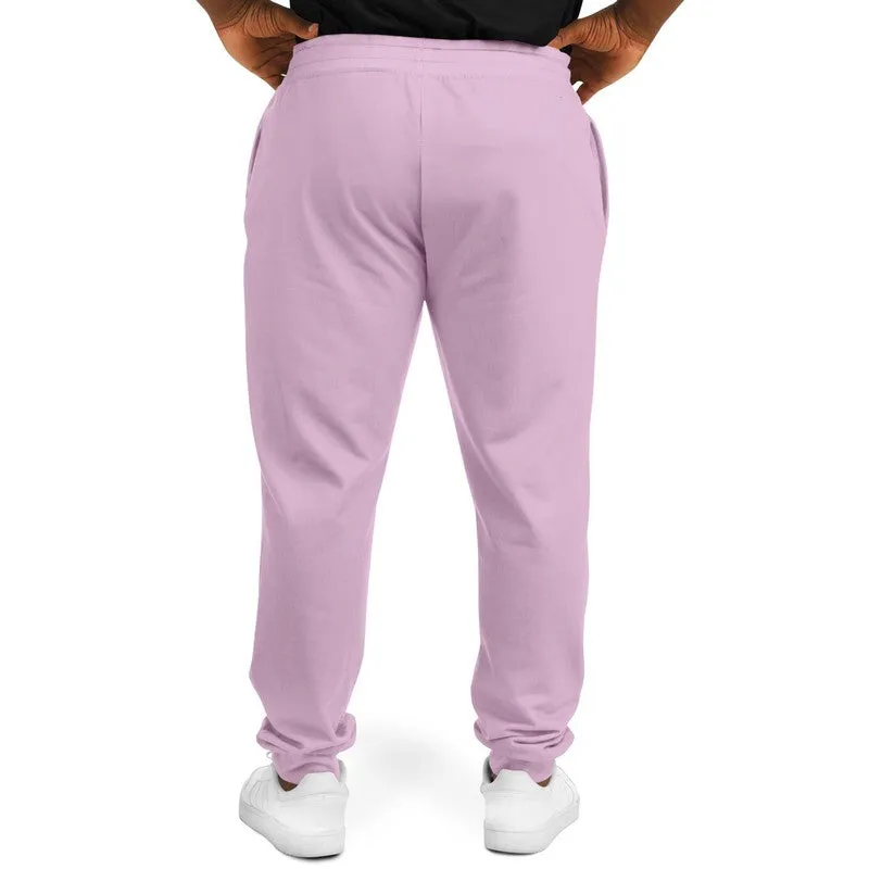 Pale Pastel Magenta Purple Joggers | Unisex | with PLUS sizes | Bright Pale Pastel Magenta Purple | C8M30Y0K0