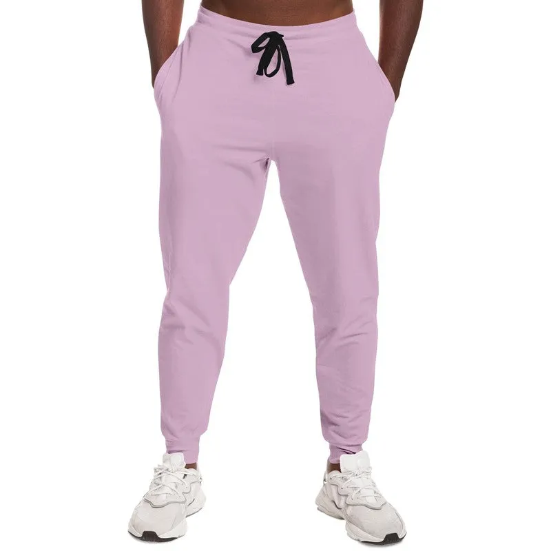 Pale Pastel Magenta Purple Joggers | Unisex | with PLUS sizes | Bright Pale Pastel Magenta Purple | C8M30Y0K0