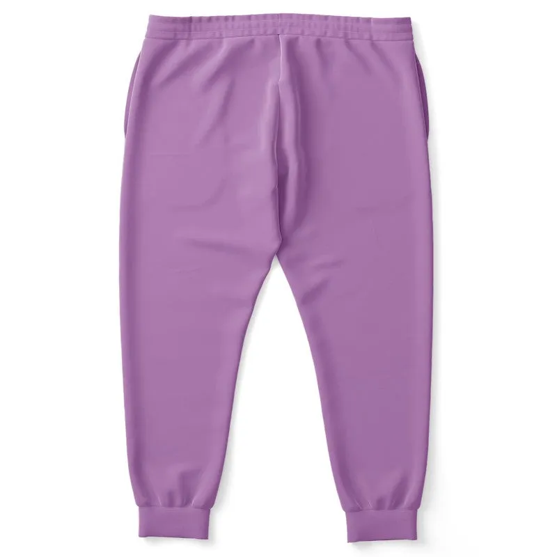 Pastel Purple Joggers | Unisex | with PLUS sizes | Bright Pastel Purple | C30M60Y0K0