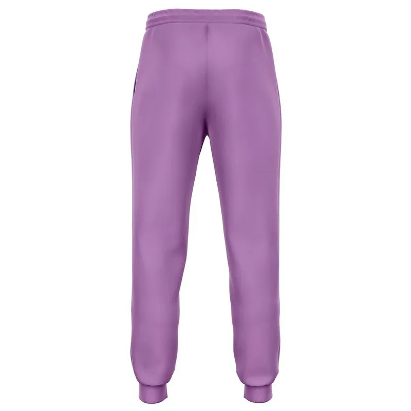 Pastel Purple Joggers | Unisex | with PLUS sizes | Bright Pastel Purple | C30M60Y0K0