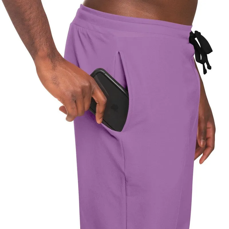 Pastel Purple Joggers | Unisex | with PLUS sizes | Bright Pastel Purple | C30M60Y0K0