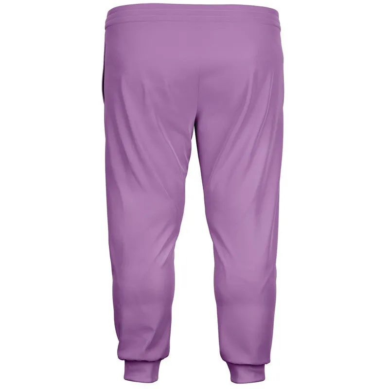Pastel Purple Joggers | Unisex | with PLUS sizes | Bright Pastel Purple | C30M60Y0K0