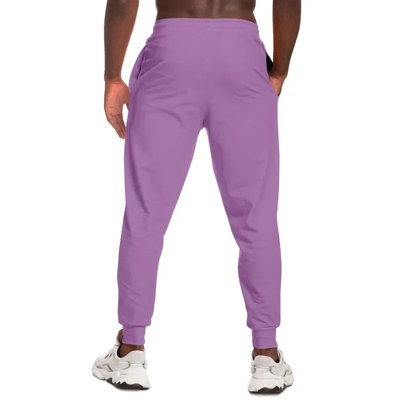 Pastel Purple Joggers | Unisex | with PLUS sizes | Bright Pastel Purple | C30M60Y0K0
