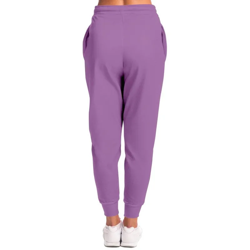 Pastel Purple Joggers | Unisex | with PLUS sizes | Bright Pastel Purple | C30M60Y0K0